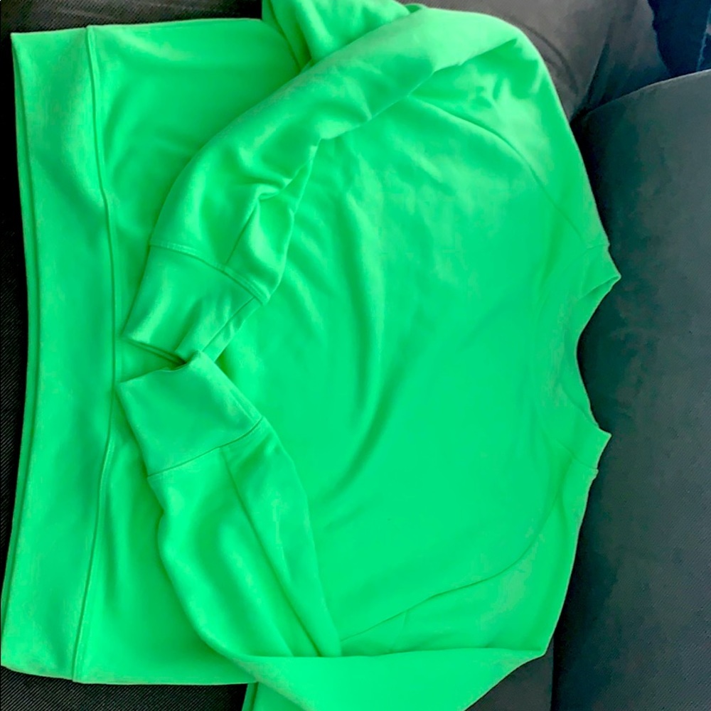 Cropped neon sweatshirt from Athleta